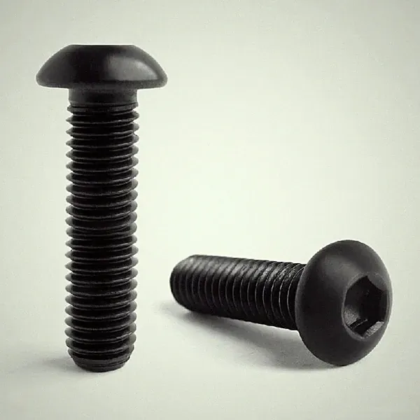 2 Pieces M5 x 16mm Black Aluminum Button Head Cap Screw Bolt Water Bottle Cage