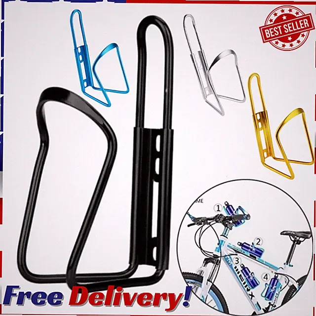 ALUMINUM BIKE BOTTLE CAGE holder for water beverage soda drink mountain bicycle