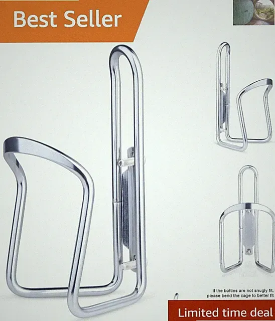 Durable Anti-Rust Aluminum Bicycle Water Bottle Cage for Outdoor Adventures