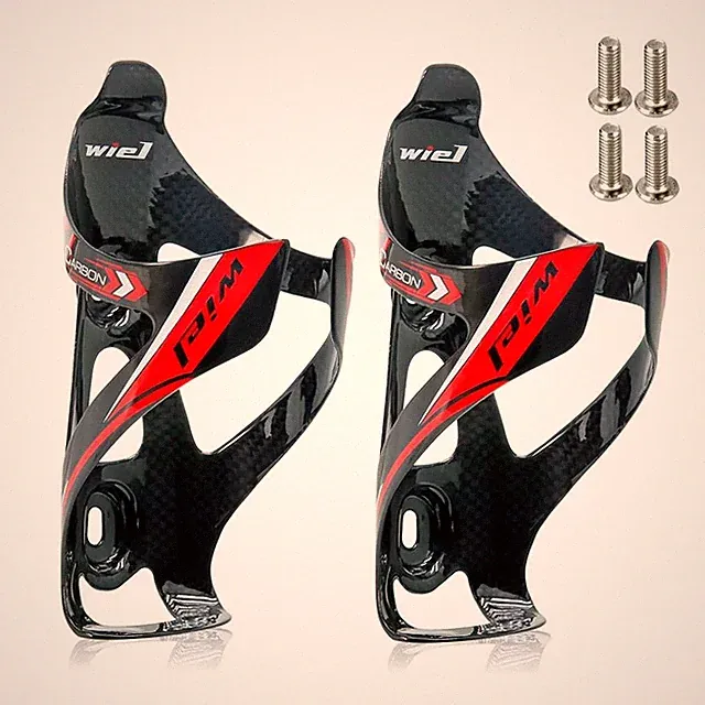 Full Carbon Fiber Bike Water Bottle Cage Holder, Ultra Light Road BMX Bottle