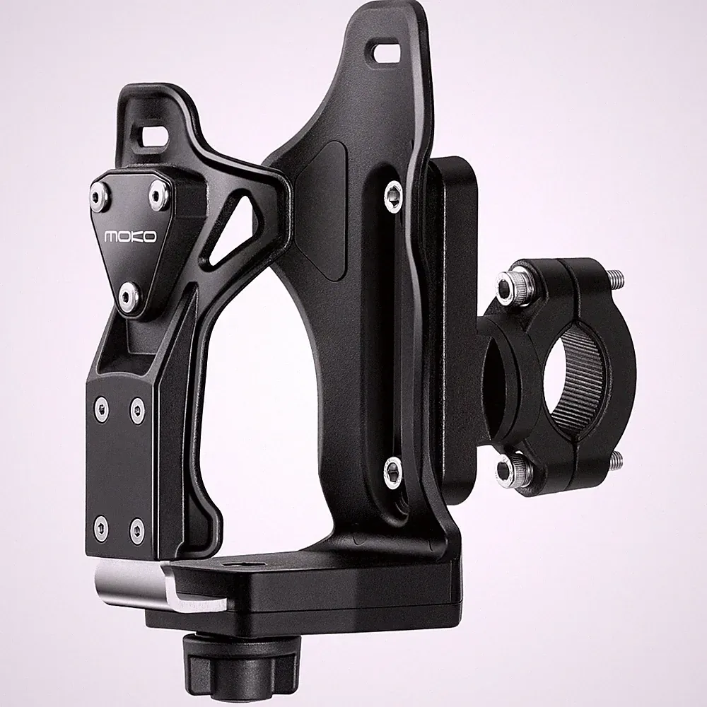 MoKo Bike Water Bottle Cage Universal Holder Handlebar Frame Fits 1.9-3.6"