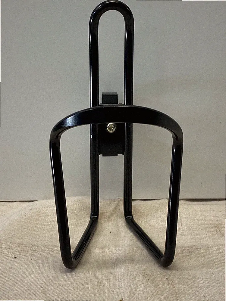 new HANDLEBAR MOUNT bicycle aluminum WATER BOTTLE CAGE BLACK