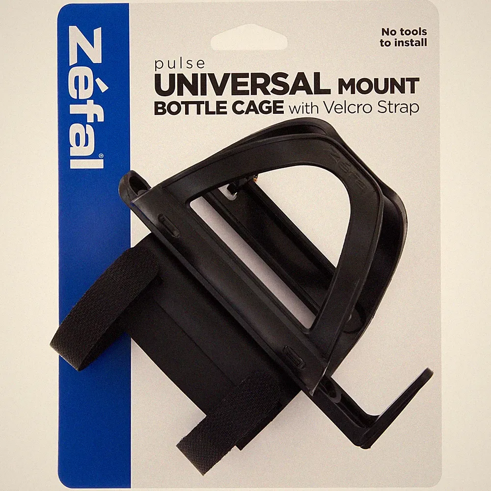 Pulse Universal Water Bottle Bike Cage (Multi-Position, Black)