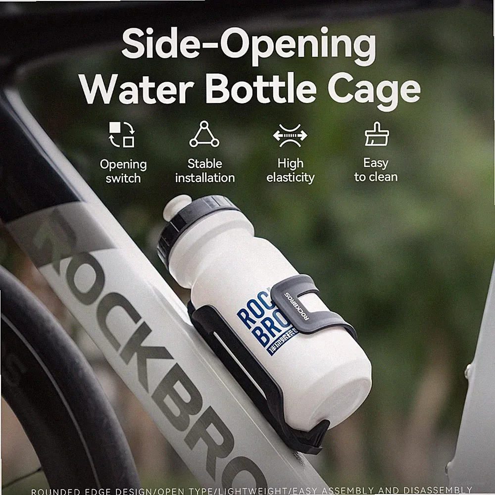 ROCKBROS Bike Water Bottle Cages Side Load Bicycle Bottle Holder Left/Right Open