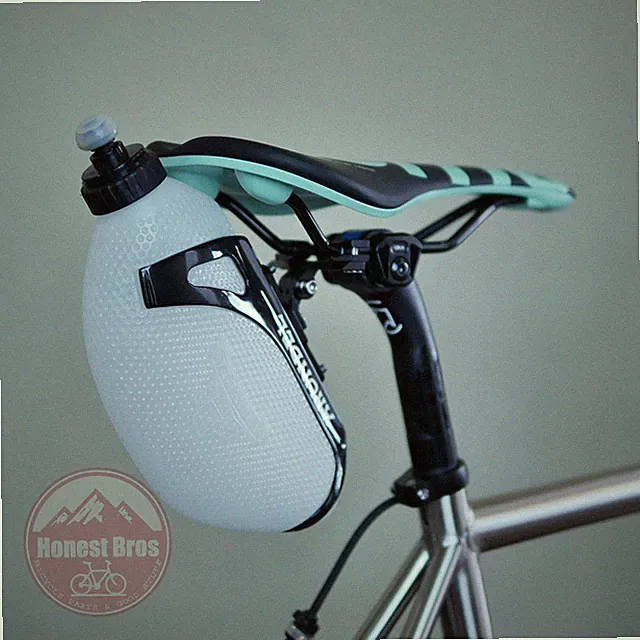 Saddle Bottle Cage Mount / TRI TT Triathlon Time Trial Behind Seat Rail Water