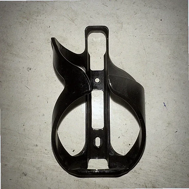Spiral RIGHT Side Load Entry Water Bottle Cage Bike Gloss Black Frame Fit