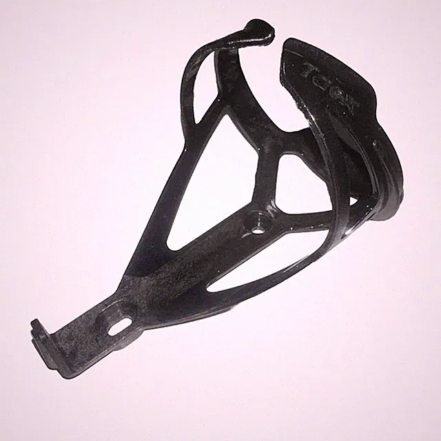 Tacx Deva Water Bottle Cage Gloss All Black Biking Holder Garmin Cycling Biking