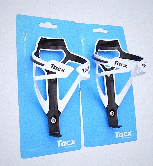 Tacx Deva Water Bottle Cages Pair White