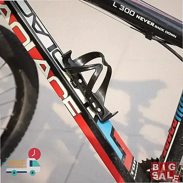 Universal bicycle bottle cage with 750ml water bottle lightweight bike water...