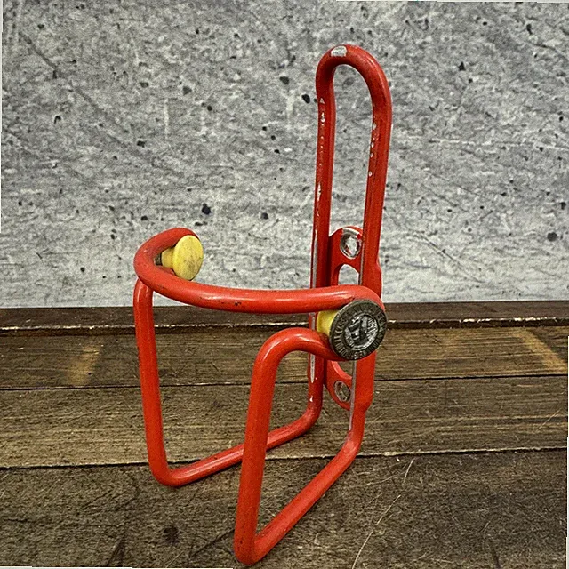Vintage Elite Red Bicycle Water Bottle Cage Cussi Holder 70g Road MTB Bike