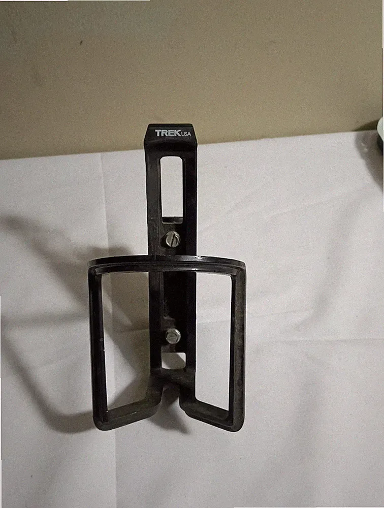 Vintage Trek USA Water Bottle Cage Black Plastic Mountain Bike MTB Bicycle