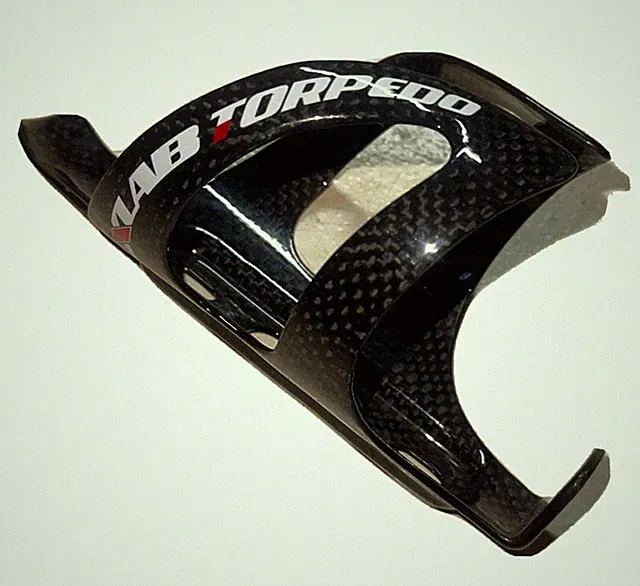 X-Lab Torpedo Carbon Fiber Bottle Cage Bicycle Bike Black Water Holder Triathlon