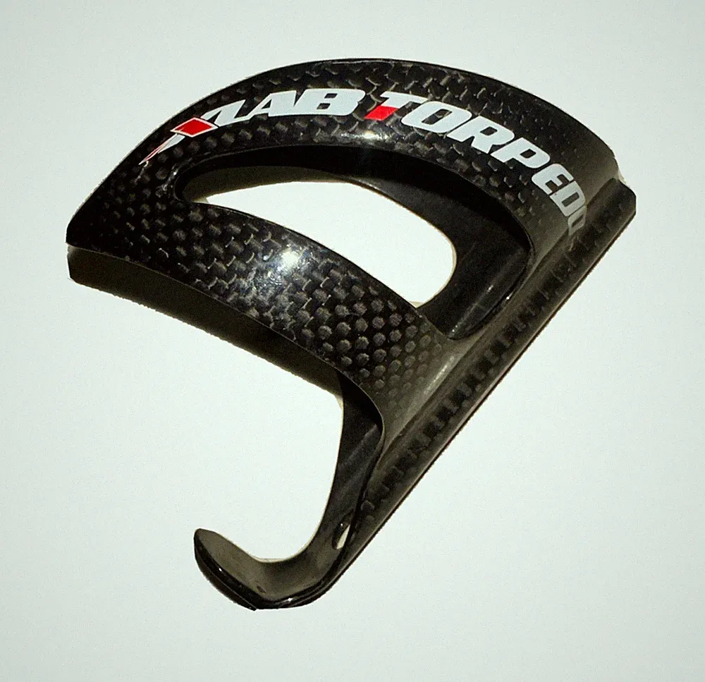 XLab Torpedo Carbon Fiber Bottle Cage Bicycle Bike Black Water Holder Triathlon